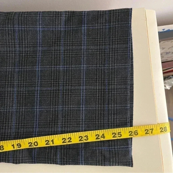 Lewit Black and Blue Plaid Pants - Picture 6 of 7